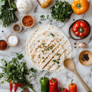 Chicken quesadilla's ingredients