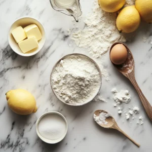 Lemon cupcake's ingredient