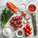 Beef bourguignon's ingredients