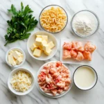 Lobster mac & cheese ingredients