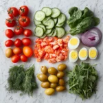 Lobster salad's ingredients