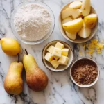Pear pie's ingredients