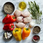 Poulet basquaise's ingredients