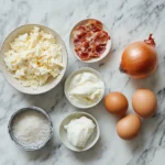 Quiche lorraine's ingredients